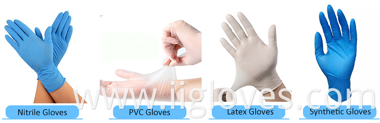 Clear Transparent Household Cleaning Vinyl Safety Gloves